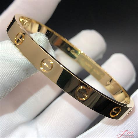 are cartier bracelets solid gold